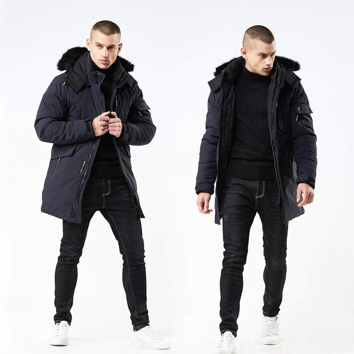 Stylish Warm Winter Coat - Jacky-Green-S-Nora Luxe