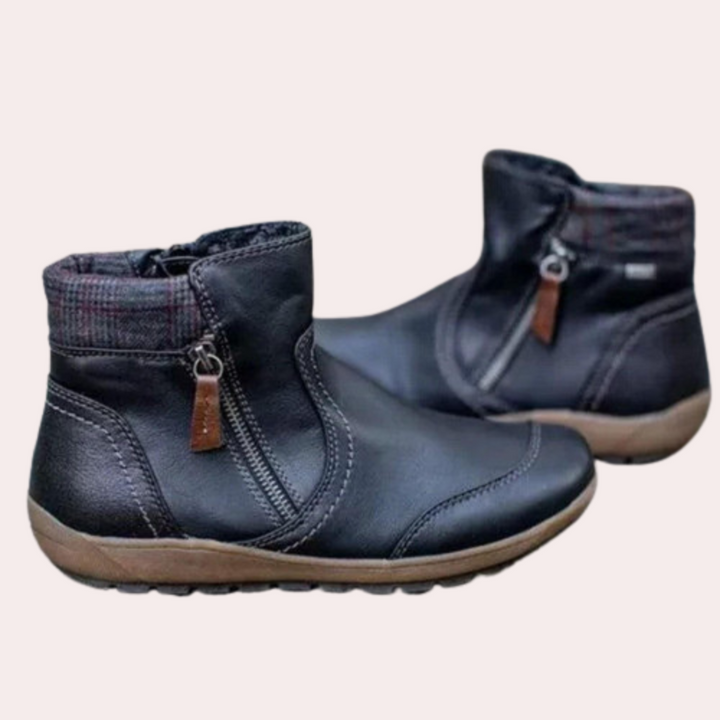 Stylish Waterproof Women's Boots - Isabeau-Black-5-Nora Luxe