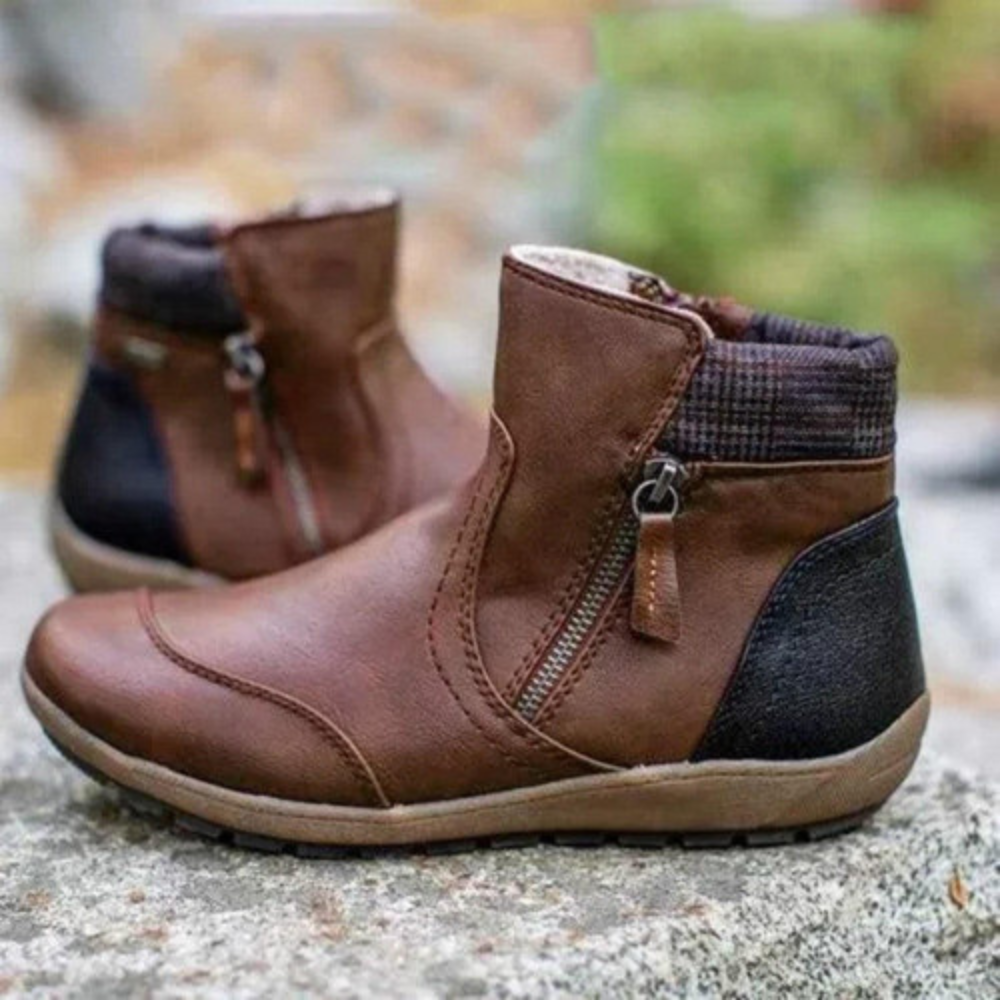 Stylish Waterproof Women's Boots - Isabeau-Brown-5-Nora Luxe