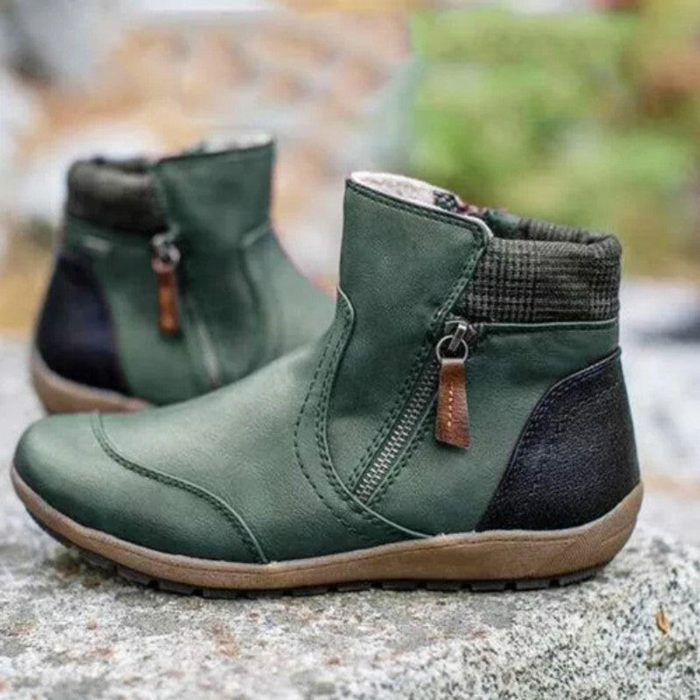 Stylish Waterproof Women's Boots - Isabeau-Green-5-Nora Luxe
