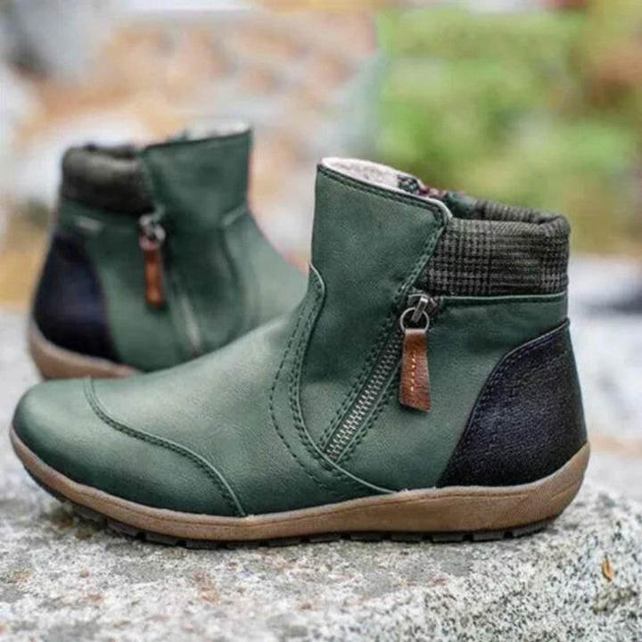 Stylish Waterproof Women's Boots - Isabeau-Green-5-Nora Luxe