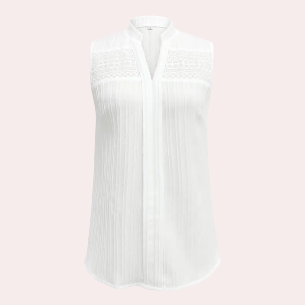 Stylish White Top for Women - Romy-XS-Nora Luxe