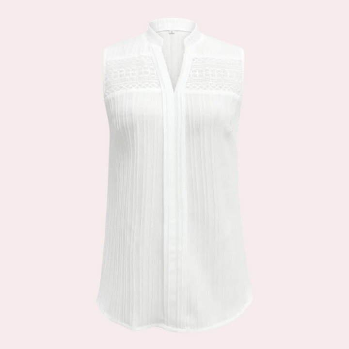 Stylish White Top for Women - Romy-XS-Nora Luxe