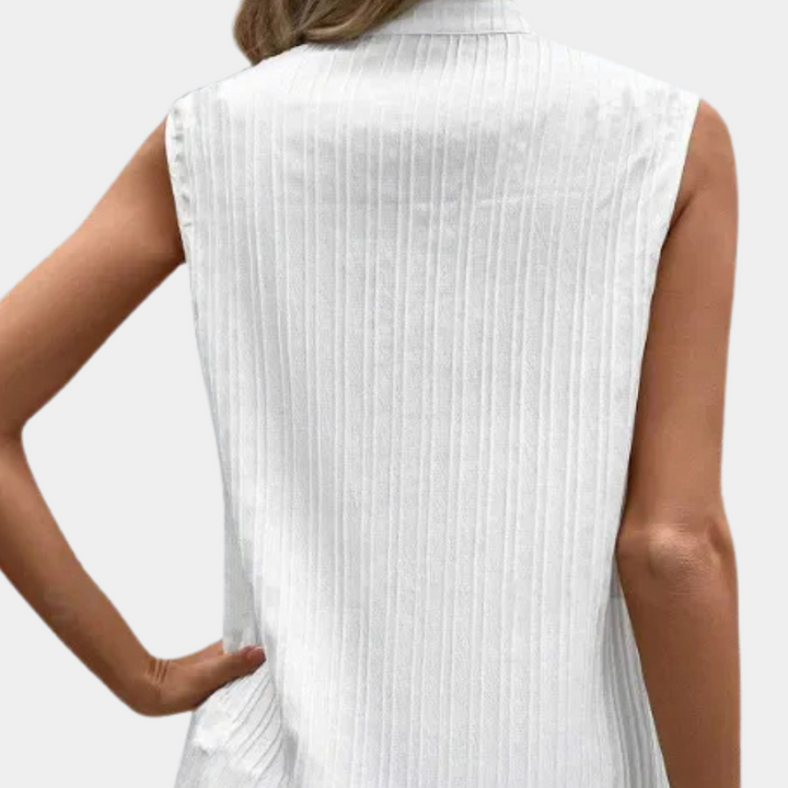 Stylish White Top for Women - Romy-XS-Nora Luxe