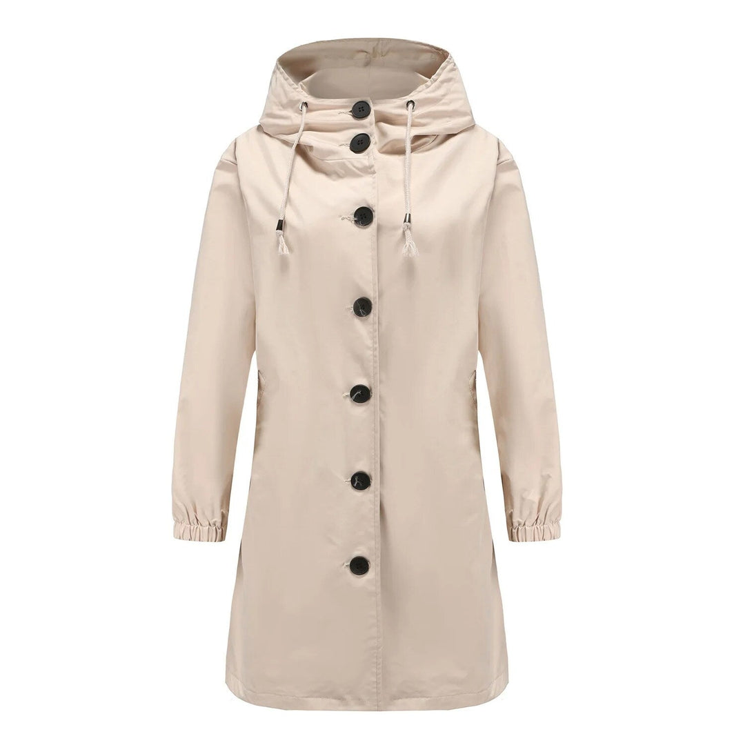 Stylish Windproof Trench Coat - Livia-Light Brown-S-Nora Luxe
