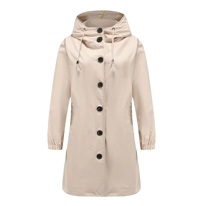 Stylish Windproof Trench Coat - Livia-Light Brown-S-Nora Luxe