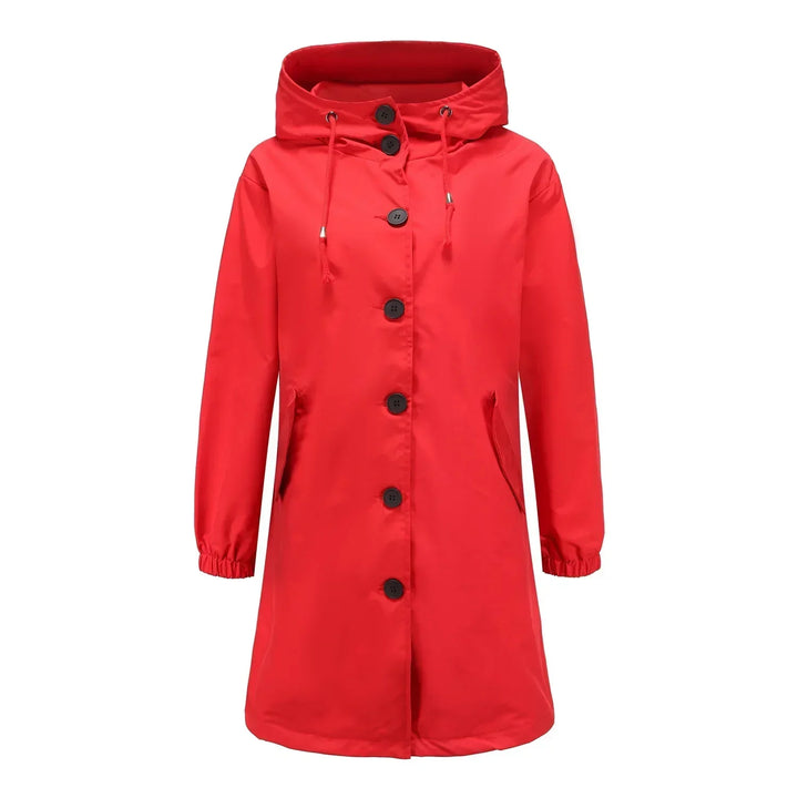 Stylish Windproof Trench Coat - Livia-Red-S-Nora Luxe