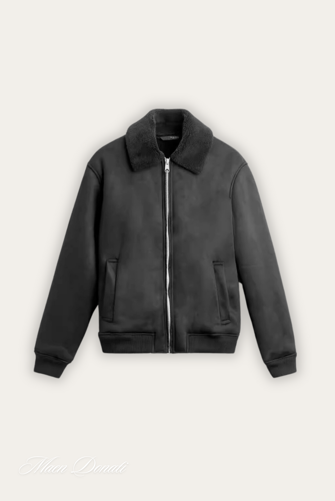 Stylish Winter Bomber Jacket - Nolan-Black-S-Nora Luxe