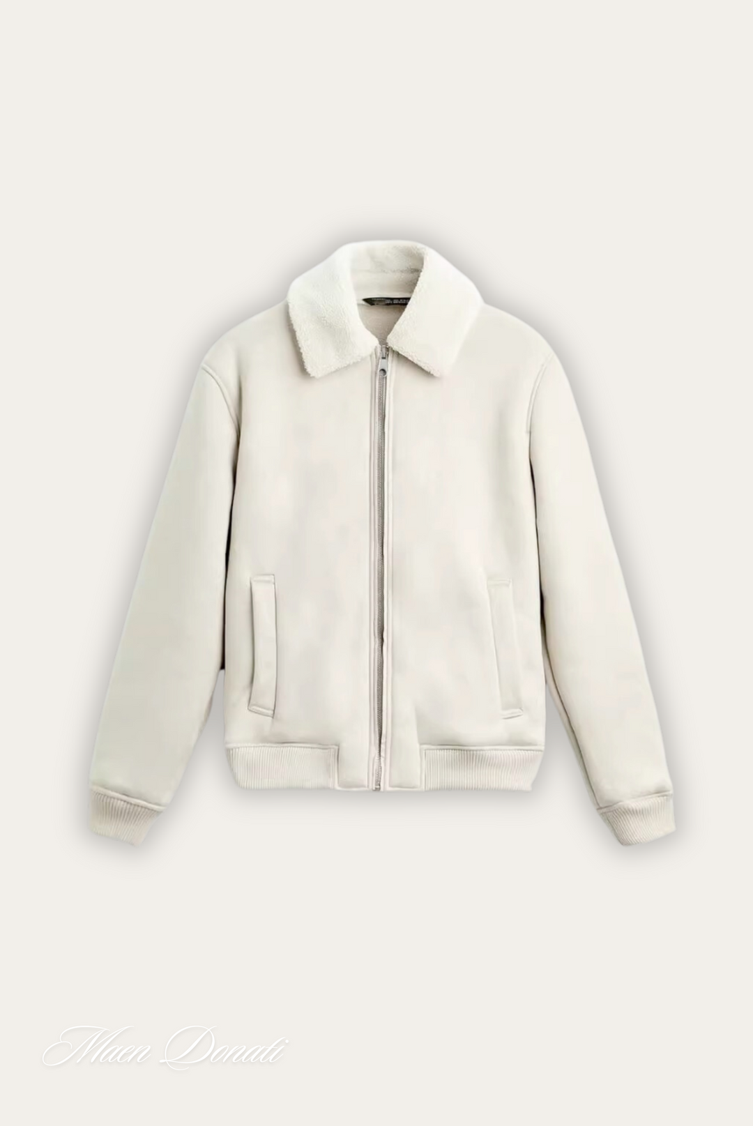 Stylish Winter Bomber Jacket - Nolan-White-S-Nora Luxe