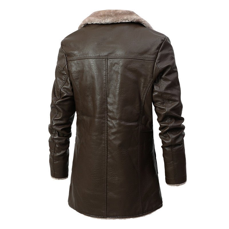 Stylish Winter Coat for Men - Lukas-Black-S-Nora Luxe