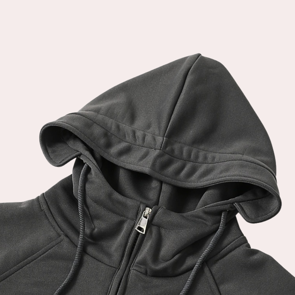 Stylish Winter Hoodie for Men - Finn-Khaki-S-Nora Luxe