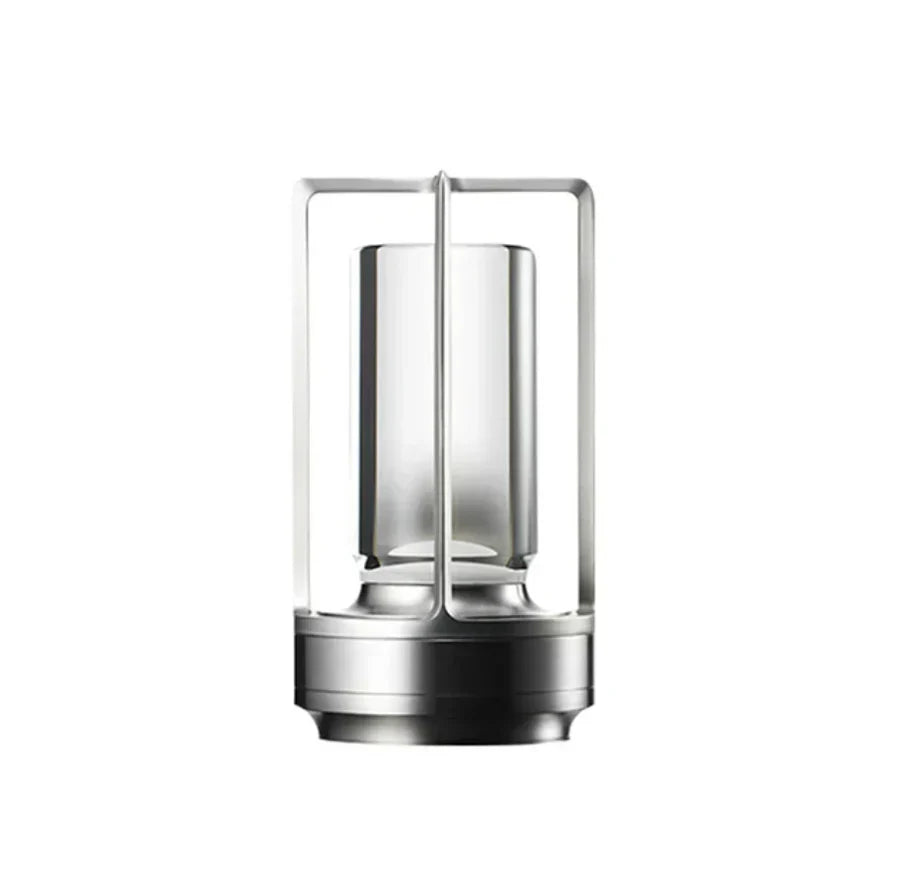 Stylish Wireless Lanterns - SolisAura-Silver-Nora Luxe