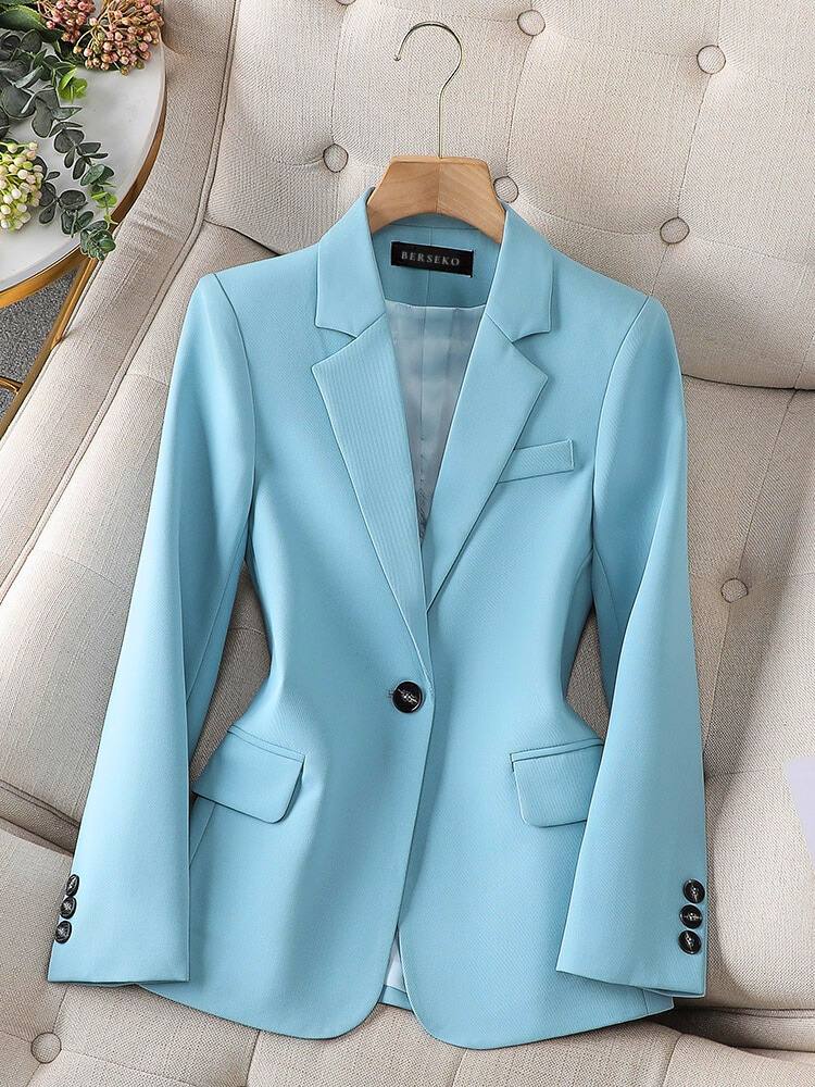 Stylish Women's Blazer - Carmen-Blue-S-Nora Luxe