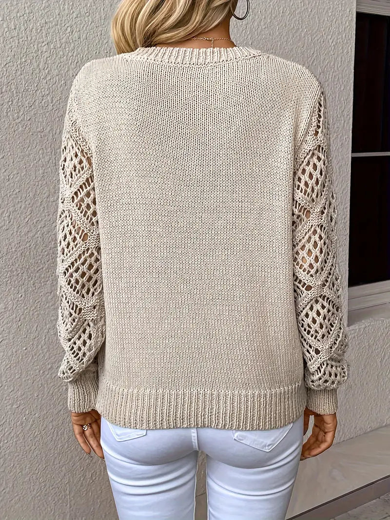 Stylish Women's Sweater - Elisa-Beige-S-Nora Luxe