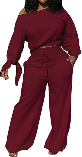 Stylish Women's Sweatsuit - Lola-Bordeaux red-S-Nora Luxe