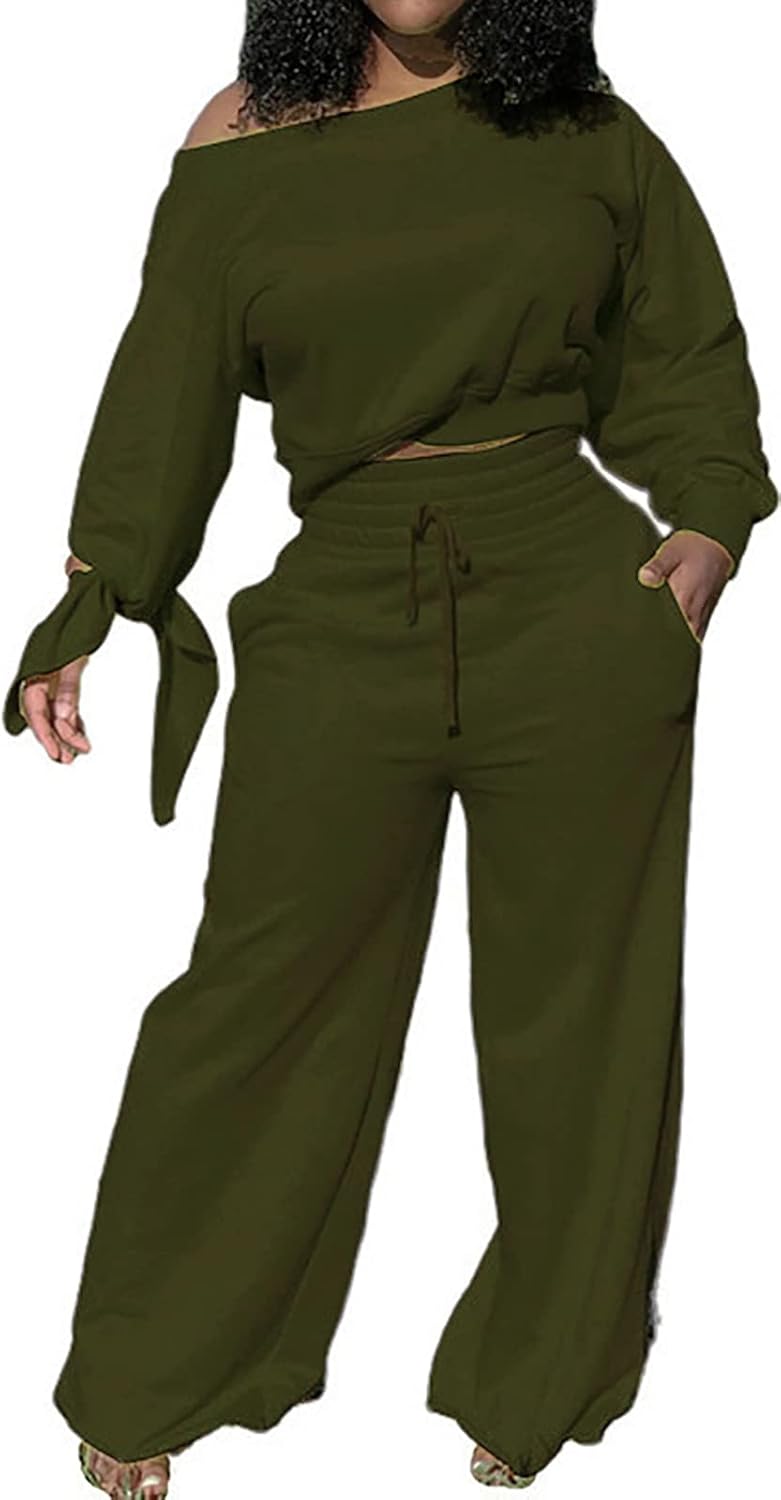 Stylish Women's Sweatsuit - Lola-Olive green-S-Nora Luxe