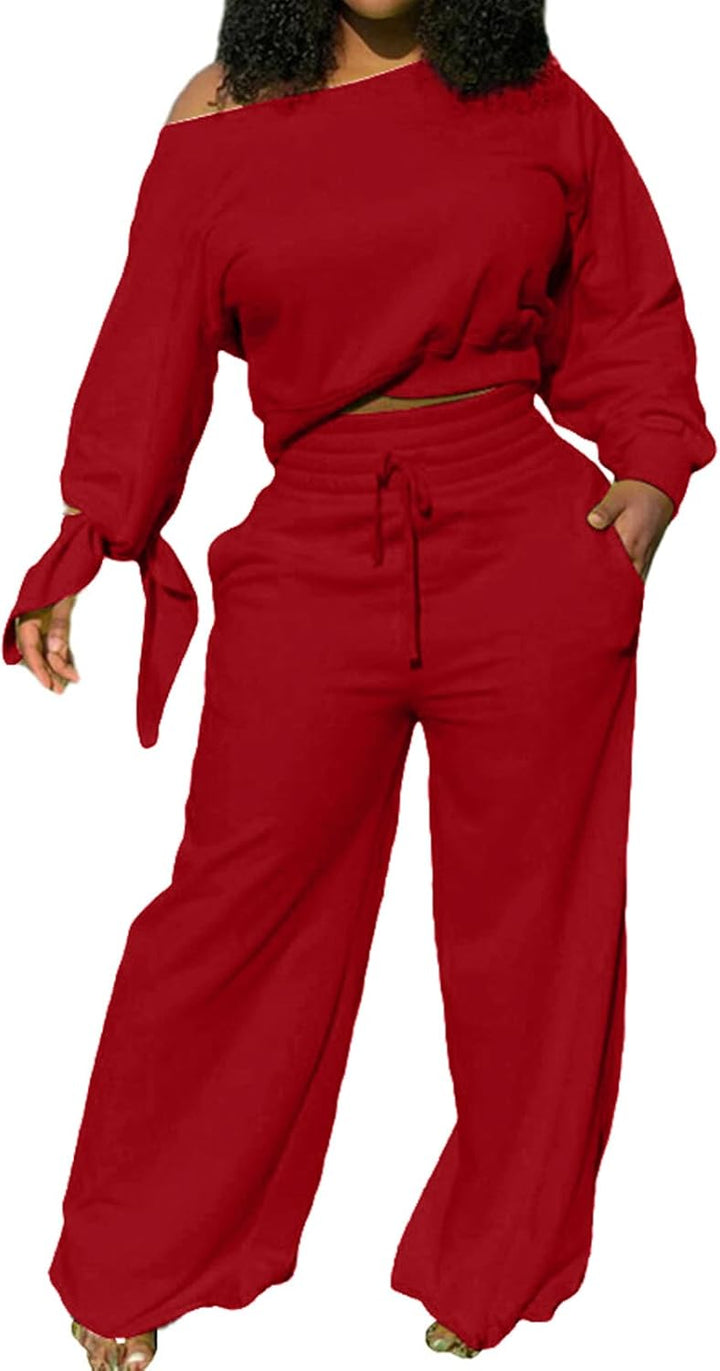 Stylish Women's Sweatsuit - Lola-Red-S-Nora Luxe