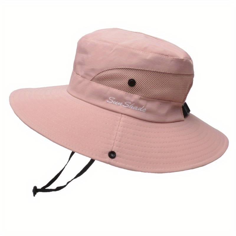 Stylish women's UV protection sun hat with a wide brim – Livia-Pure Pink-Nora Luxe