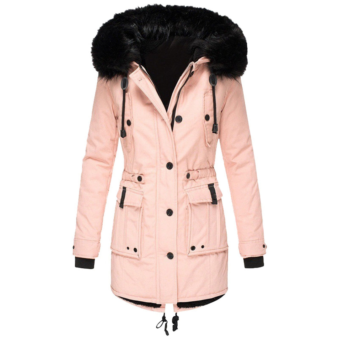 Stylish Women's Winter Coat - Elise-Pink-S-Nora Luxe