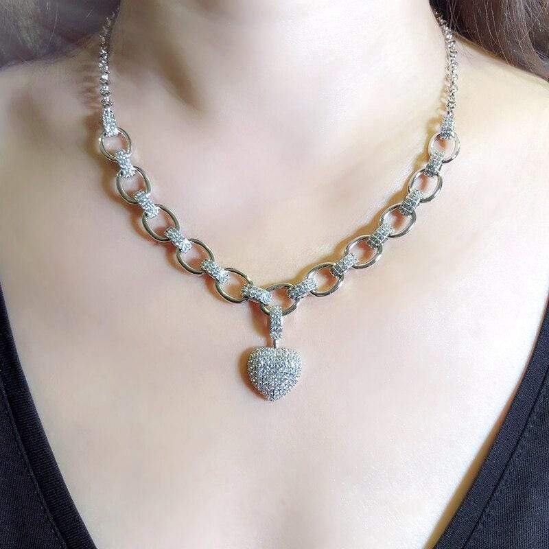 Stylish Zirconia Jewellery Set - Elisette-Gold-Nora Luxe