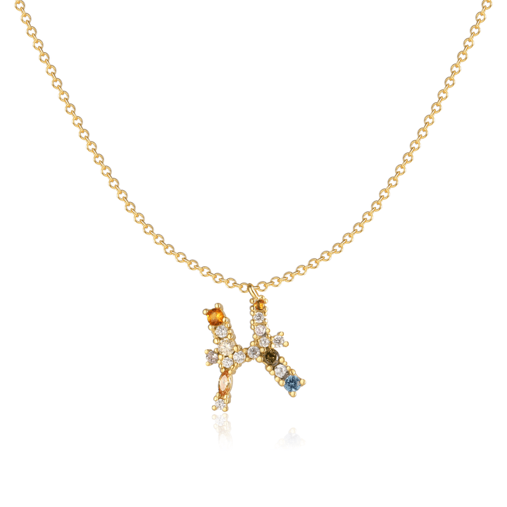 Stylish Zodiac Necklace - Celestia-Gold-Fish-Nora Luxe