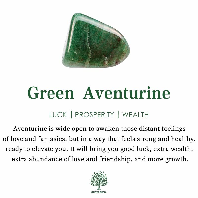 Stylishly Shaped Polished Crystal Necklace - Lina-Green Aventurine-Nora Luxe