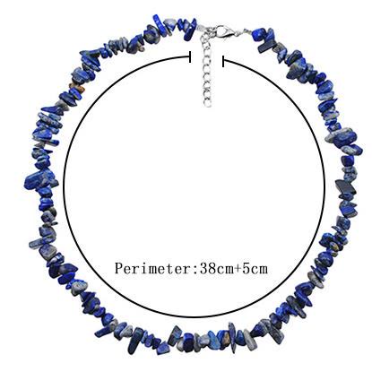 Stylishly Shaped Polished Crystal Necklace - Lina-Green Aventurine-Nora Luxe