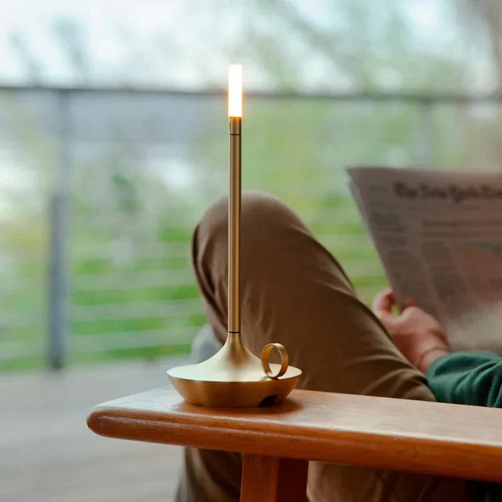 Subtle Table Lamp - Aurelia-Gold-Nora Luxe