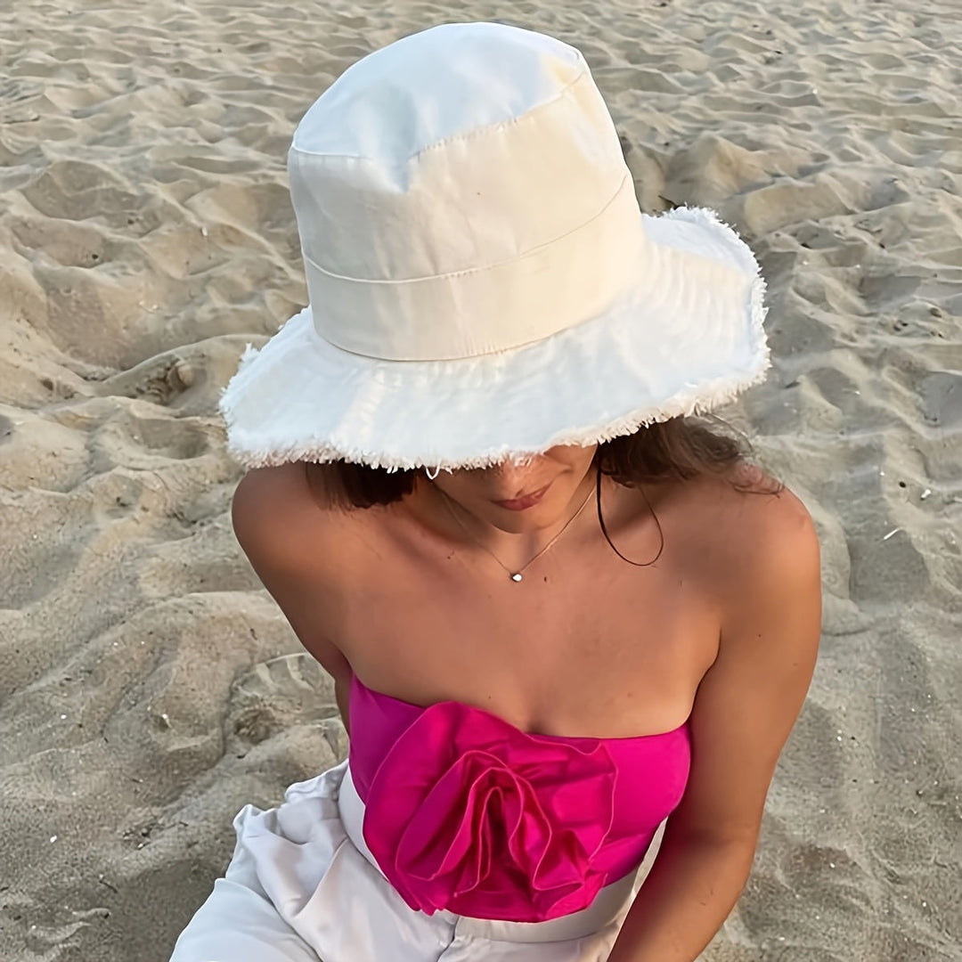 Summer Bucket Hat – Noa-White-State of Style