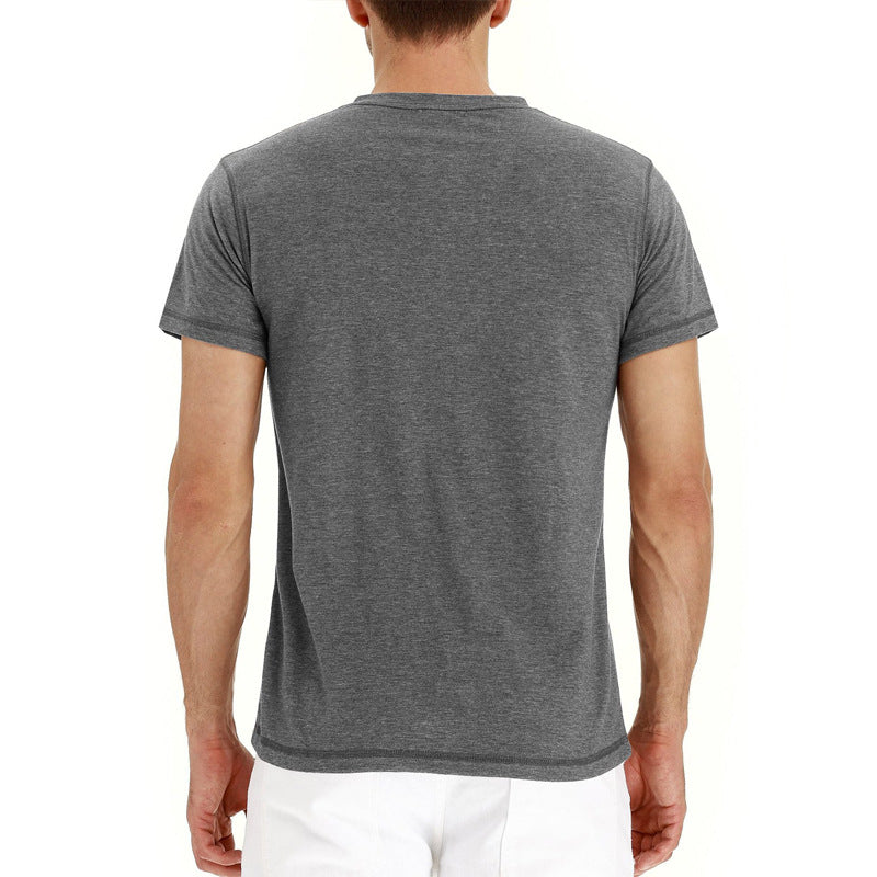 Summer Cotton Men's T-shirt – Finn-Dark blue-S-State of Style