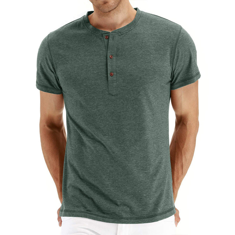 Summer Cotton Men's T-shirt – Finn-Green-S-State of Style
