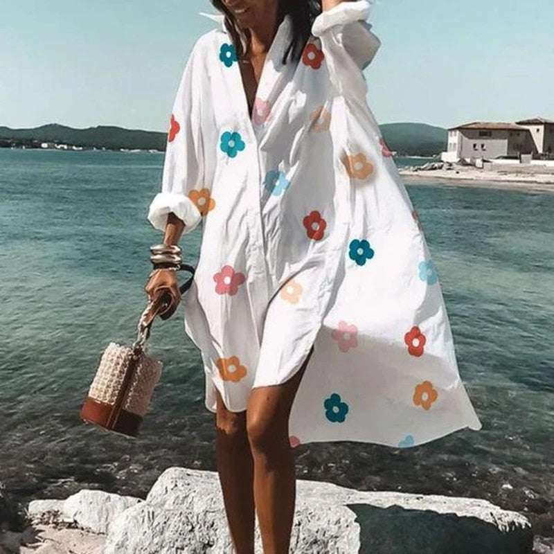 Summer dress - Evi-Flowers-S-Nora Luxe