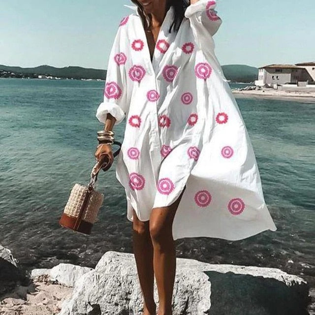 Summer dress - Evi-White-S-Nora Luxe