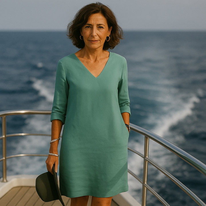 Summer Dress with Unique Look - Mila-Light green-S-State of Style