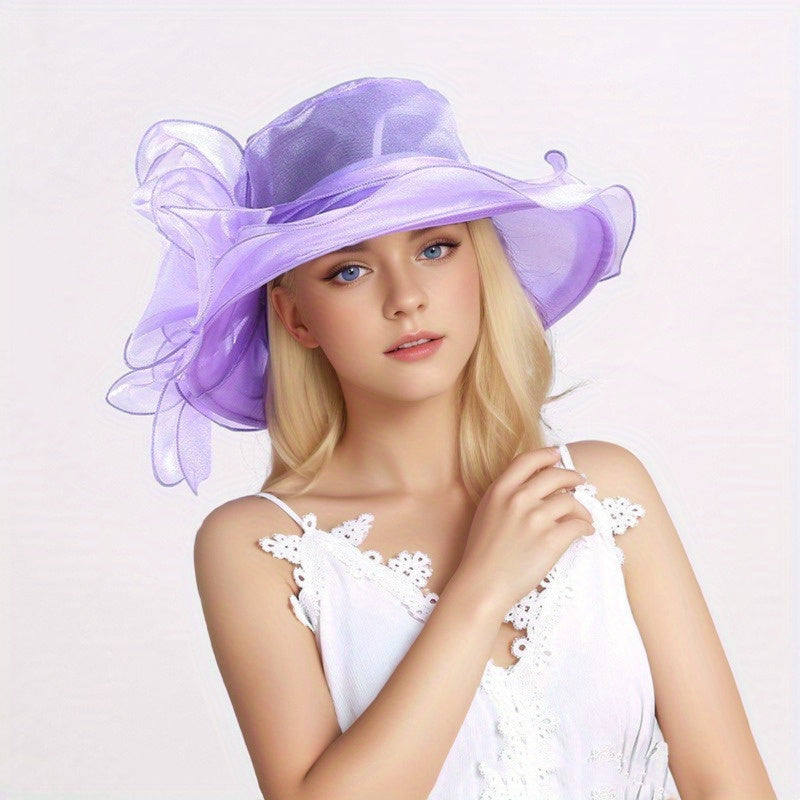 Summer Hat with Breathable Sunshade and Wide Brim - Alara-Pink-State of Style
