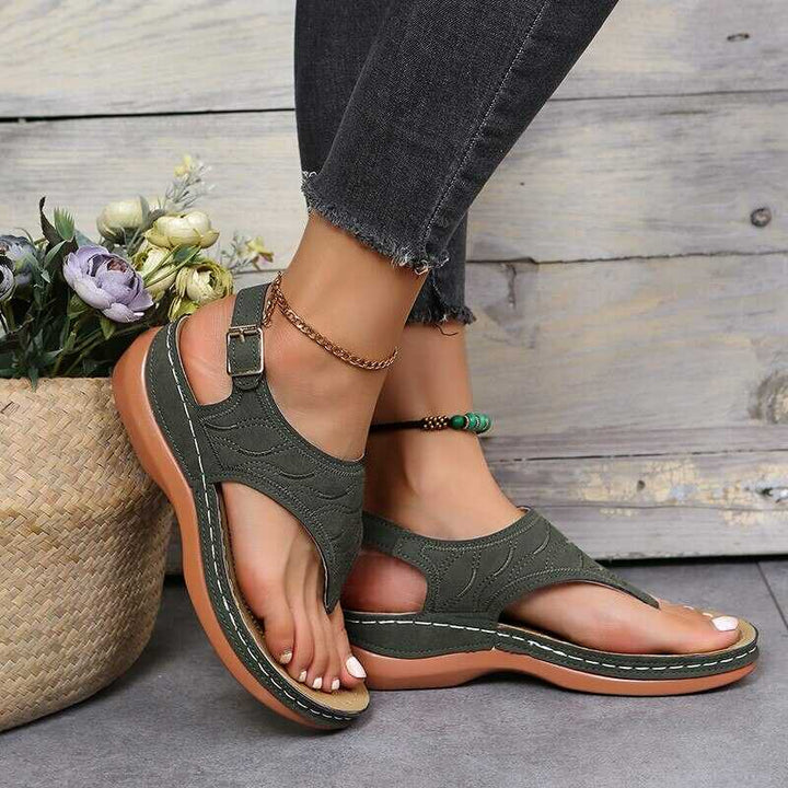 Summer Ladies Sandals - SunStyle-2.5-Green-Nora Luxe