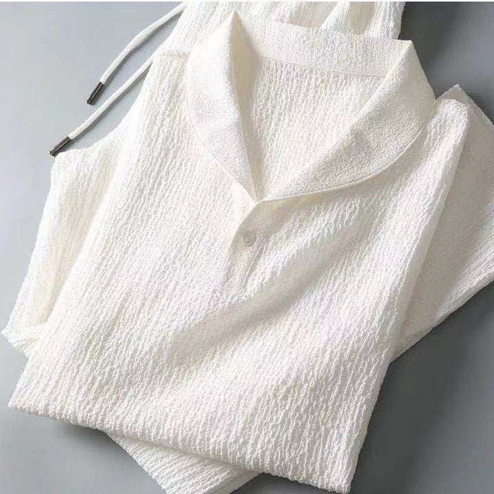 Summer Linen Set for Men - Arion-White-S-Nora Luxe
