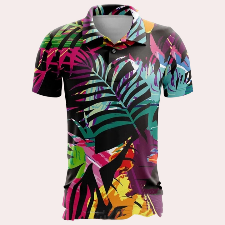 Summer Men's Polo Shirt with Comfortable Fit – Sven-Black-S-State of Style