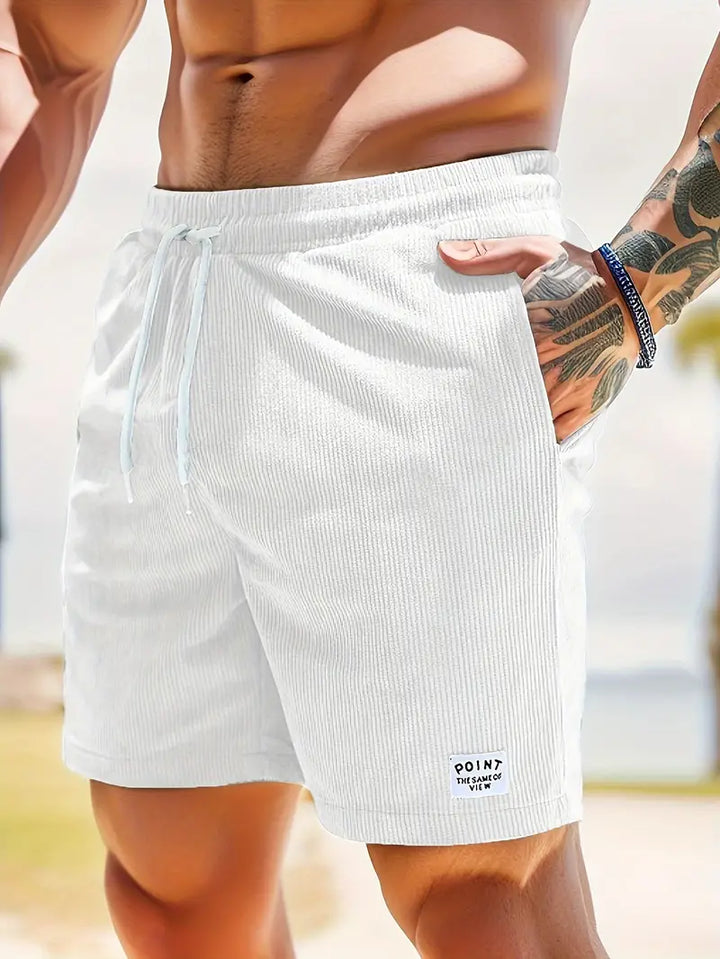 Summer Men's Swim Shorts with Adjustable Waistband – Jens-White-S-State of Style