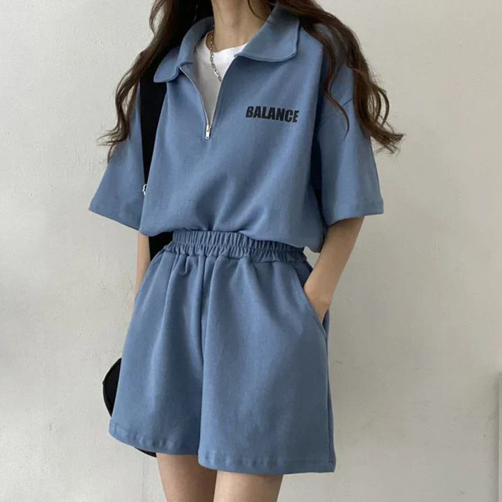 Summer two-piece for women - Yuna-Blue-S-Nora Luxe