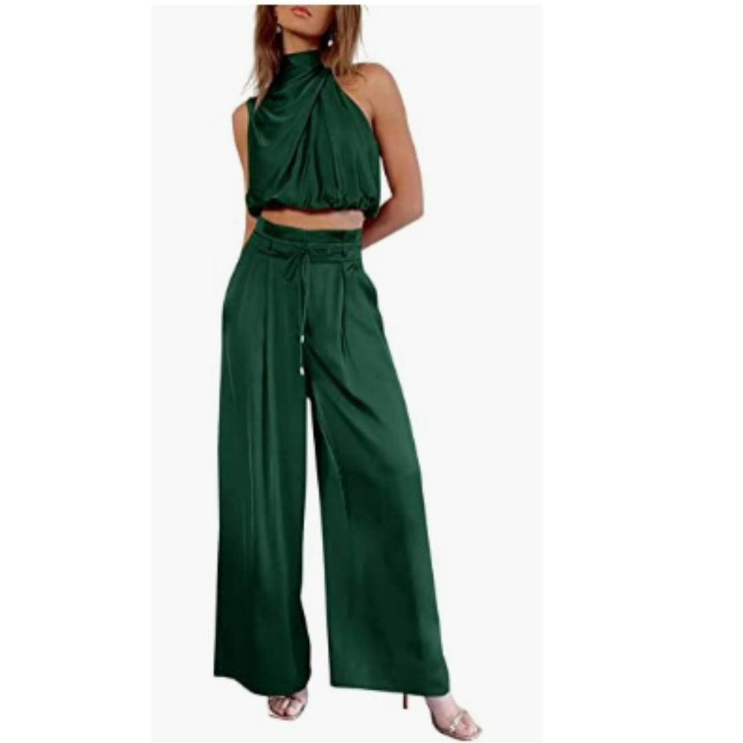 Summer Women's Jumpsuit with Loose Fit – Salena-Green-XS-State of Style