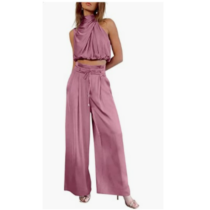 Summer Women's Jumpsuit with Loose Fit – Salena-Pink-XS-State of Style