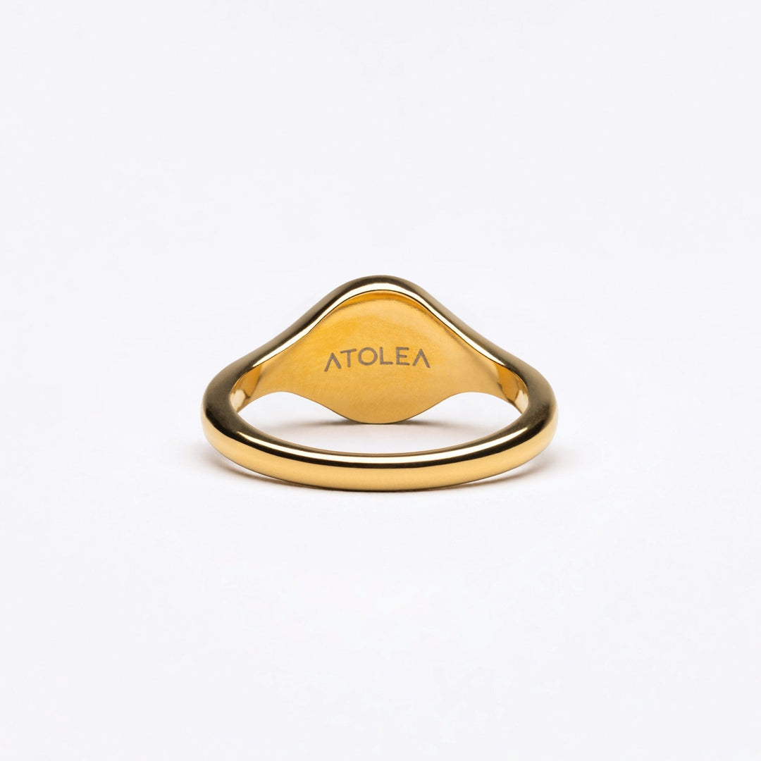 Sun Signet Ring - Solara-5-Gold-Nora Luxe