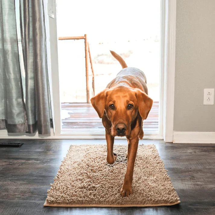 Super Absorbent Dog Mat – PawMat-Beige-15.8×23.6in-Nora Luxe