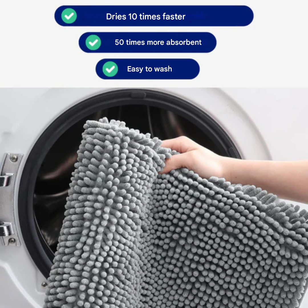 Super Absorbent Dog Mat – PawMat-Beige-15.8×23.6in-Nora Luxe