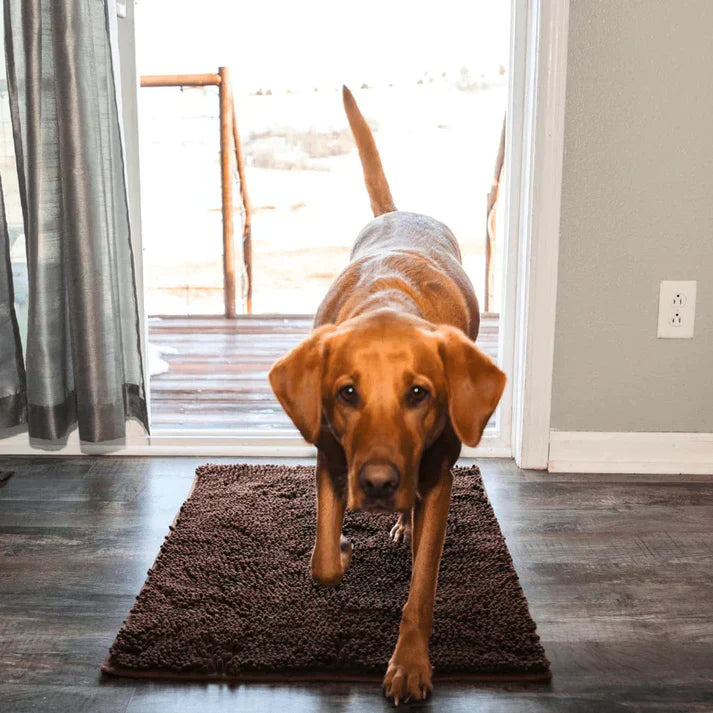Super Absorbent Dog Mat – PawMat-Brown-15.8×23.6in-Nora Luxe