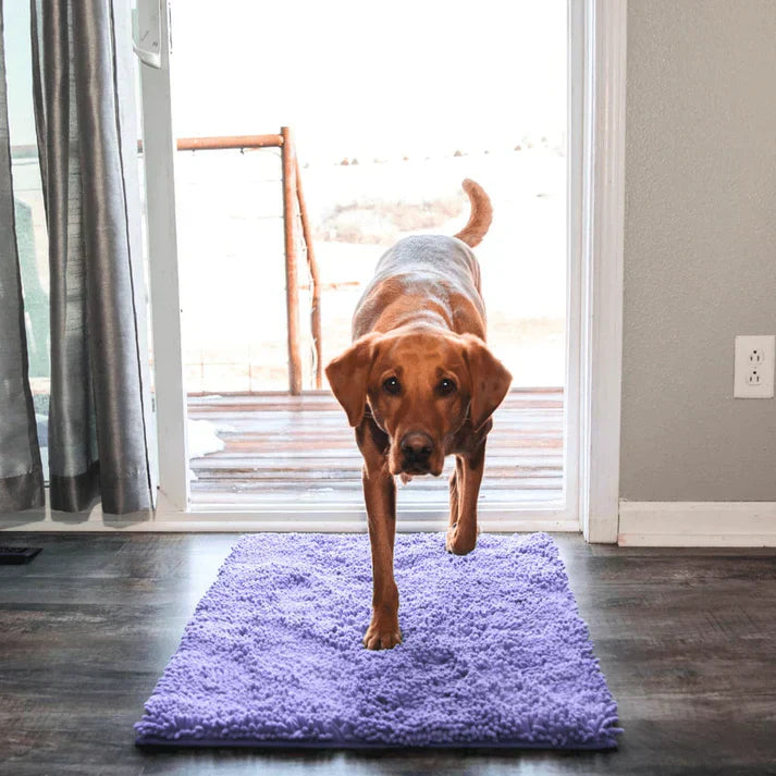 Super Absorbent Dog Mat – PawMat-Purple-15.8×23.6in-Nora Luxe