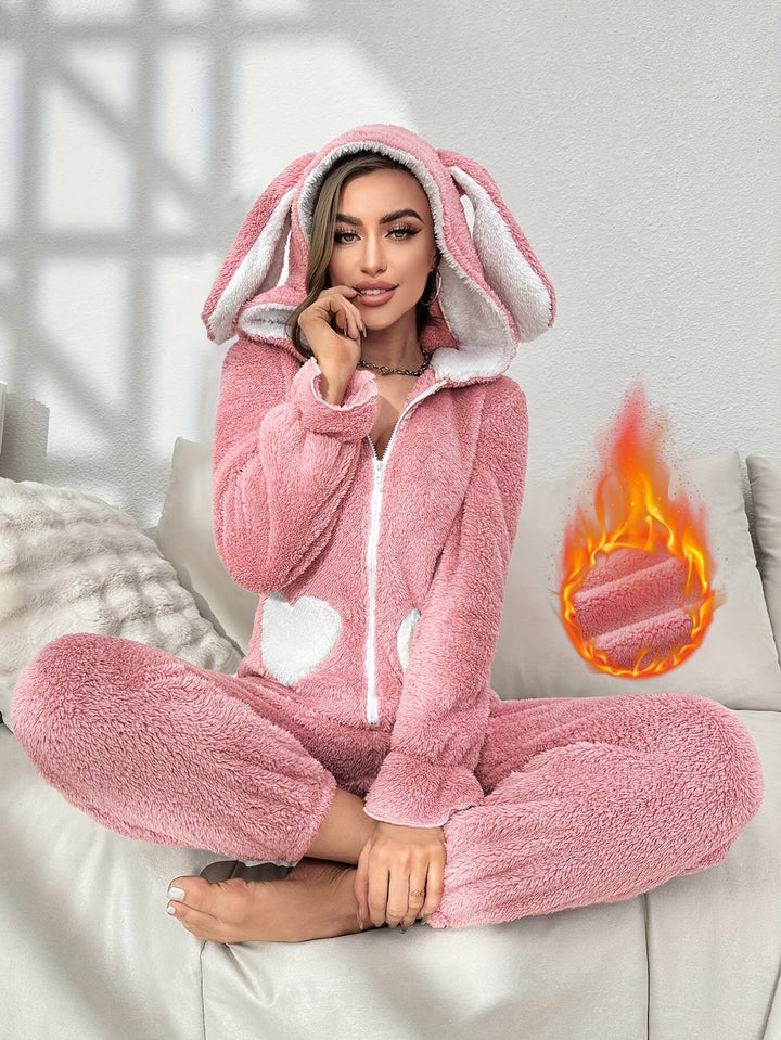 Super Cute Ladies Onesie - Emily-Pink-S-Nora Luxe