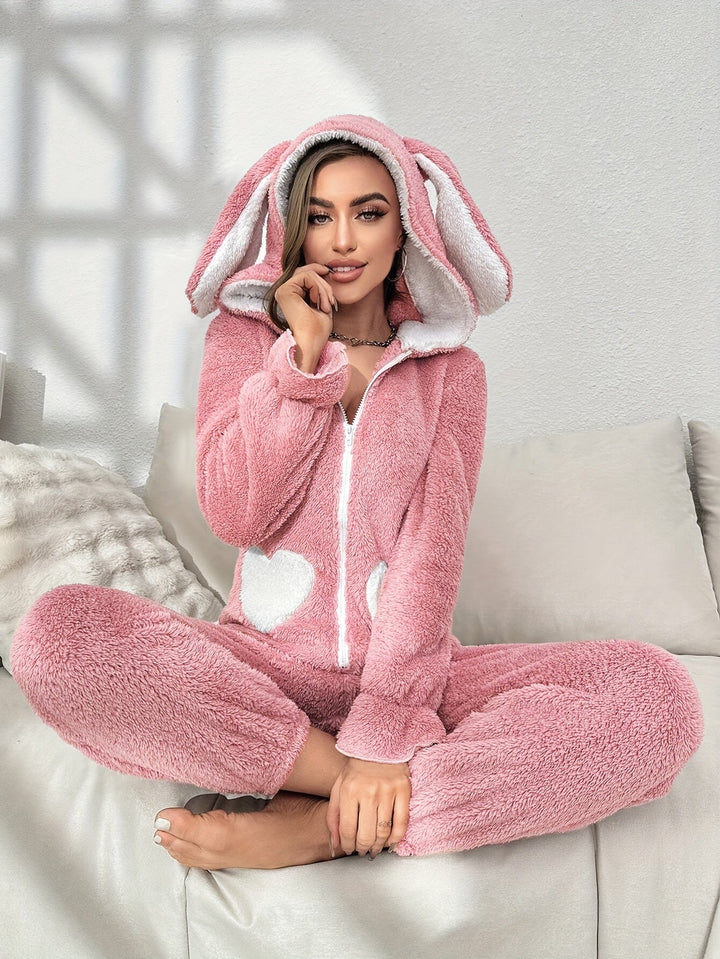 Super Cute Ladies Onesie - Emily-Pink-S-Nora Luxe