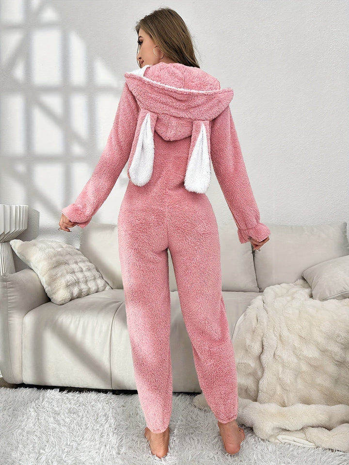 Super Cute Ladies Onesie - Emily-Pink-S-Nora Luxe